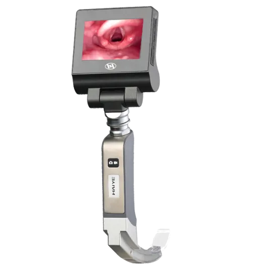 Disposable Video Laryngoscope Set for Pediatric and Adult Surgical Intubation with Endoscope Camera