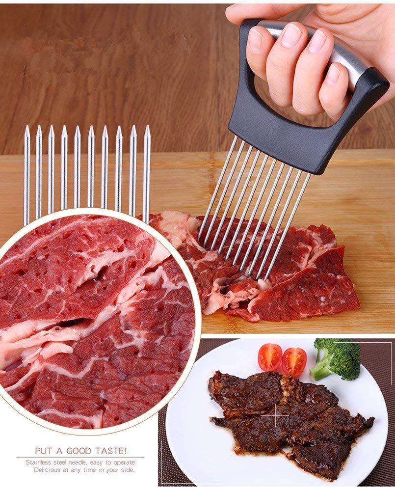 Stainless Steel Onion Cutter Slicer Chopper Tools