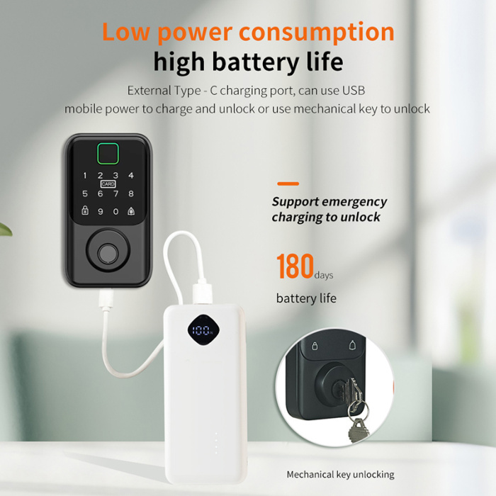 Американский отпечаток пальцев пароль Deadbolt Door Lock