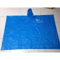 Wiederverwendbarer PVC-Regenponcho mit Logo-Aufdruck