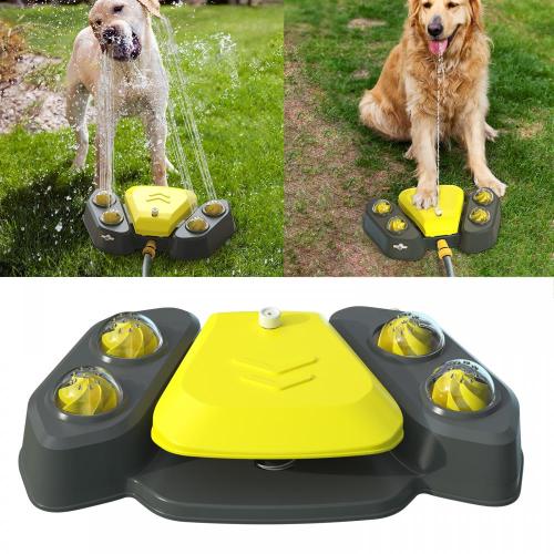 Dispensador automático de agua para perro.