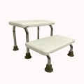 Stainless Steel Two-step Stool for Bathroom Anti-slip