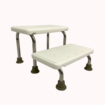 Two Stairs Bath Safety StainlessFrame Bath Stool