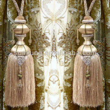 curtain accessories bind belt tied rope hanging ornaments hanging ball European style tassel -12