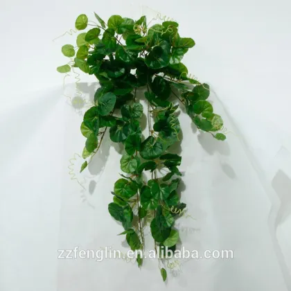 nearly natural wall hanging ornament artificial ivy leave wholesale fake latex ivy for wall decoration