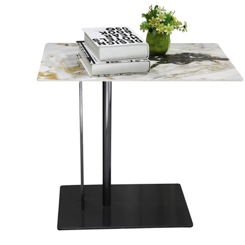 Table d'appoint simple en marbre