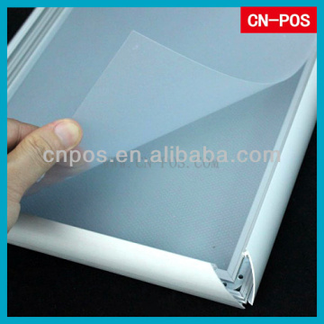 supermarket aluminum snap frame for hanging