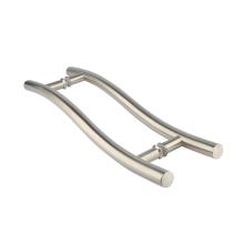 factory price stainless steel glass door pull handles