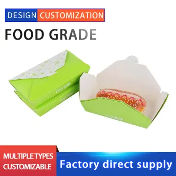 Hot Dog Takeaway Food Folding Packaging