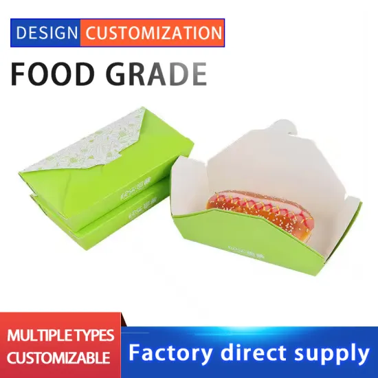 Hot Dog Takeaway Food Folding Packaging