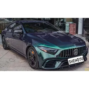 Upgrade Kit for Benz CLS W257 2018+ to CLS63 AMG - Front and Rear Bumper Assembly with Grille