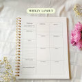 Best Spiral Undated Weekly Planner With Inspirational Quotes