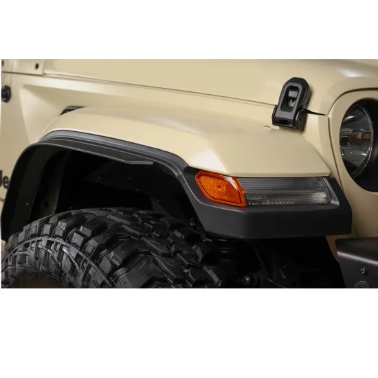 Maiker Manufacturer Original Low Fender Flares Extensions Trim with Rivet for Jeep Gladiator JT Pickup Accessories