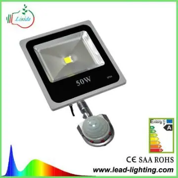 50W LED Flood Light with SmartSens  4000Lm