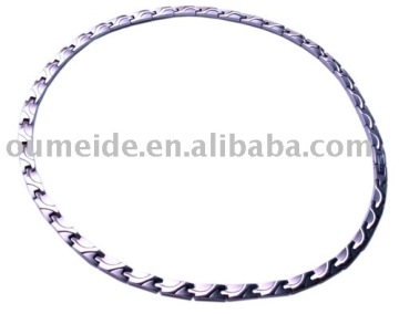 Titanium necklace with germanium