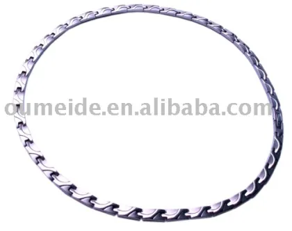 Titanium necklace with germanium