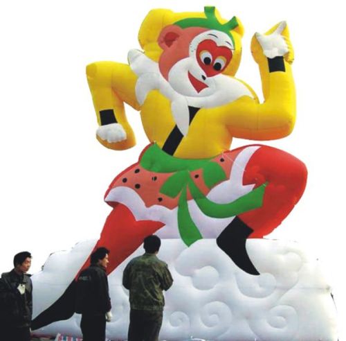 China advertising inflatable cartoon, Monk Sun for sale