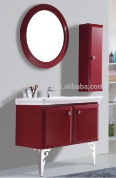 Modern Floor Standing Cheap PVC bathroom vanity cabinet