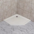 Base de douche avec murs de carreaux 36'''x36 '' Diamant Forme Acrylique Plateau de douche