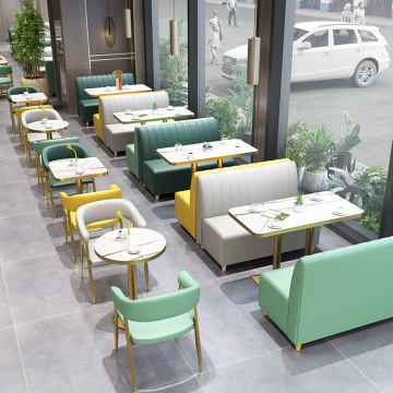 Moderne Luxus -Rock -Tisch -Eisenstühle für den kommerziellen Gebrauch - Factory Direct Sales