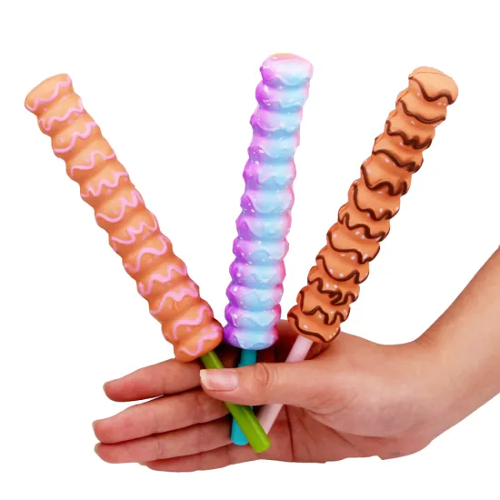 High Rebound Customizable Squishy Donuts Pen Toy for Promotions