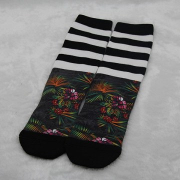 MSP-320 100%Polyester Custom Sublimation Straight Men Socks/High Quality Thicker Printed Men Socks