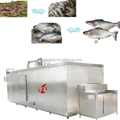 Qiangda IQF Freezing Tunnels - Quick-Freezing Food Tunnel Freezer