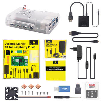 Fast Shipping: Raspberry Pi 4B Complete Kits (No Pi, Includes Power Supply)