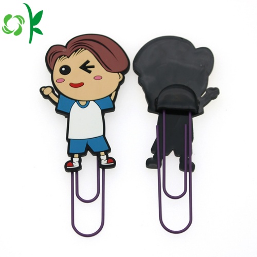 Personalized Design Silicone Bookmark for Decoration