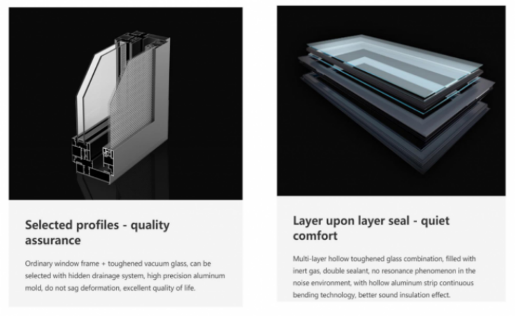 aluminum glass swing door(6)