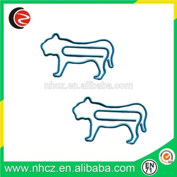 popular promotion custom clear plastic paper clip