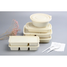 Biodegradable şəkər qamışı bagasse plitələri partiyaya dəstlər