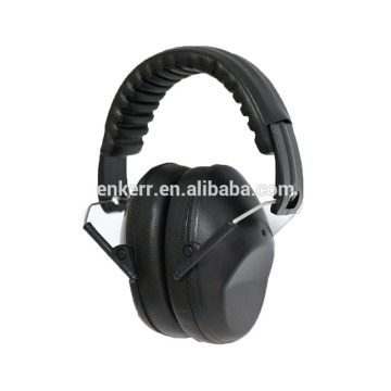black color enkerr Mini Style Foldable Safety Earmuffs