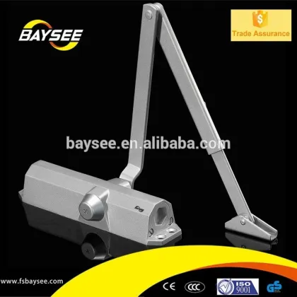 Commercial building door power adjustable aluminum door closer