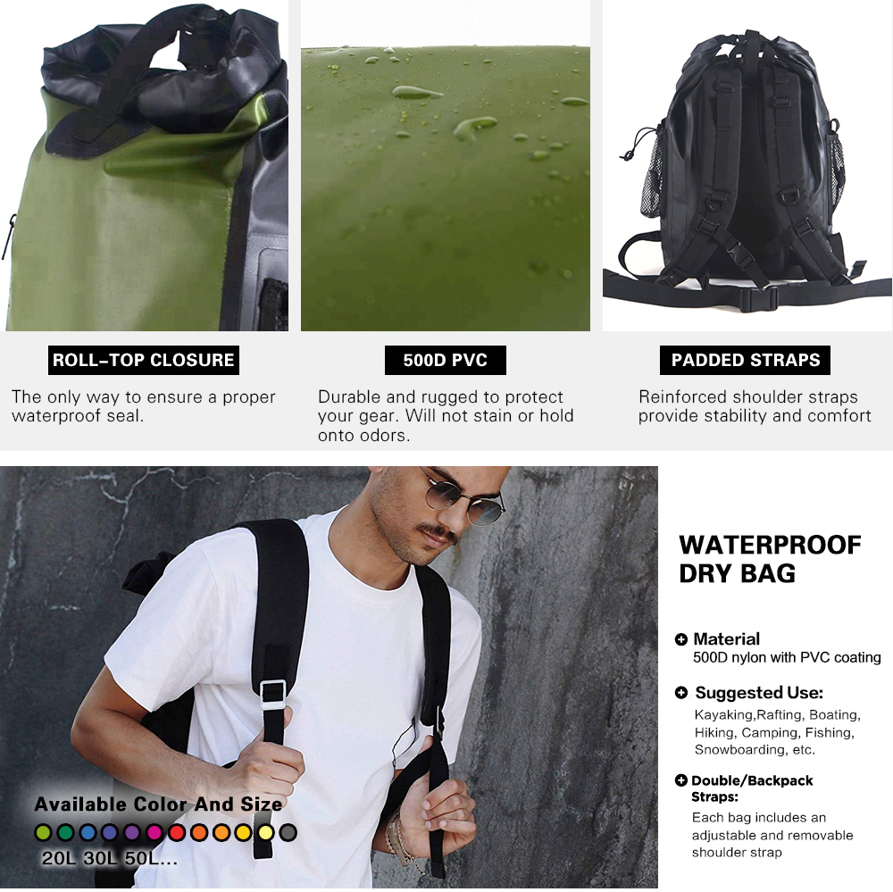 Large Waterproof Backpack Hiking