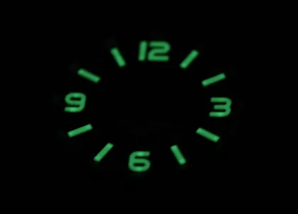 Blue dial super green lume matt watch dial