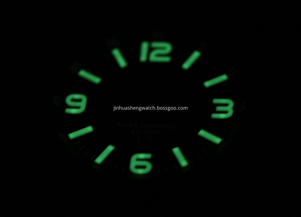 Green Lume Watch Dial