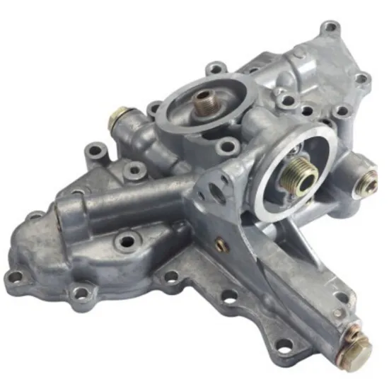 Nissan aluminum engine FD42 Oil cooler thermostat cover manufacturers OEM 12617-37145