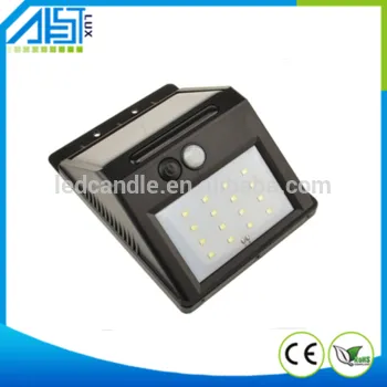 PIR Solar Power Garden Decorative Lights&lighting Motion Sensor Wall Step Fence Lamps Solar Garden Lights