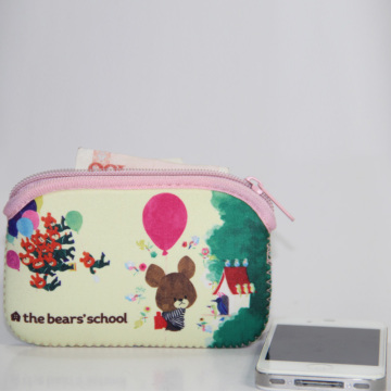 High Quality Neoprene Coin Bags With Zipper