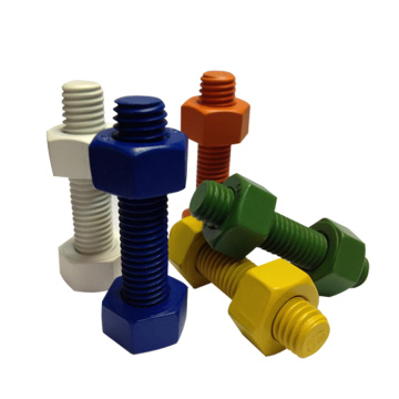 مسمار مربط ASTM A193 B7/B7M مسامير مربط مطلية بمادة PTFE