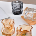 Face Score Glass Jars Candle Cup