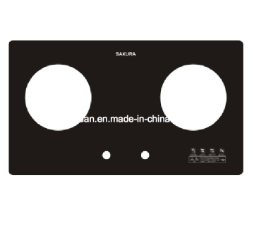 Tempered & Stained Kitchenware Glass - Sakura Black