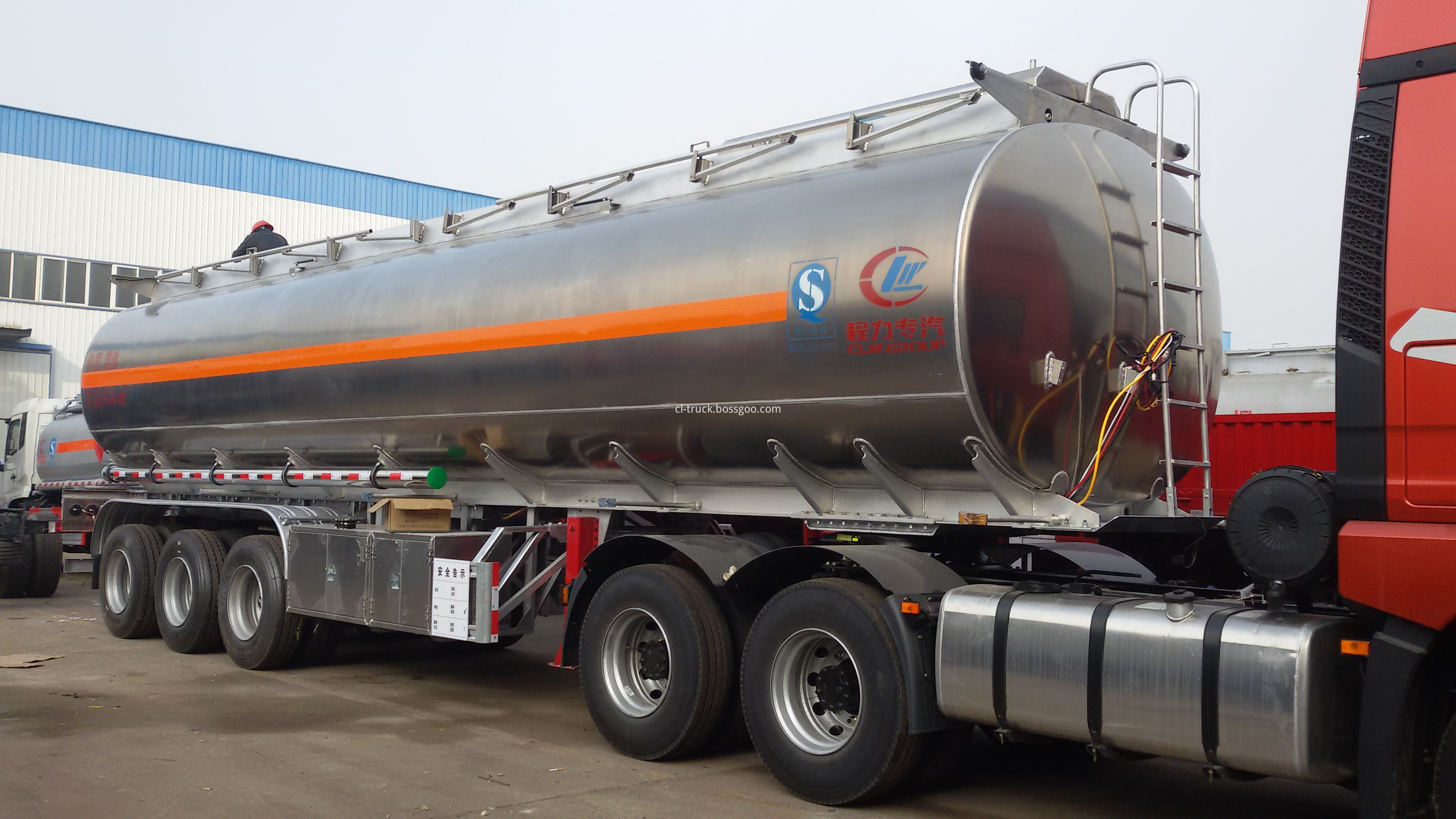 Aluminium Alloy Fuel Tank Semi Trailer