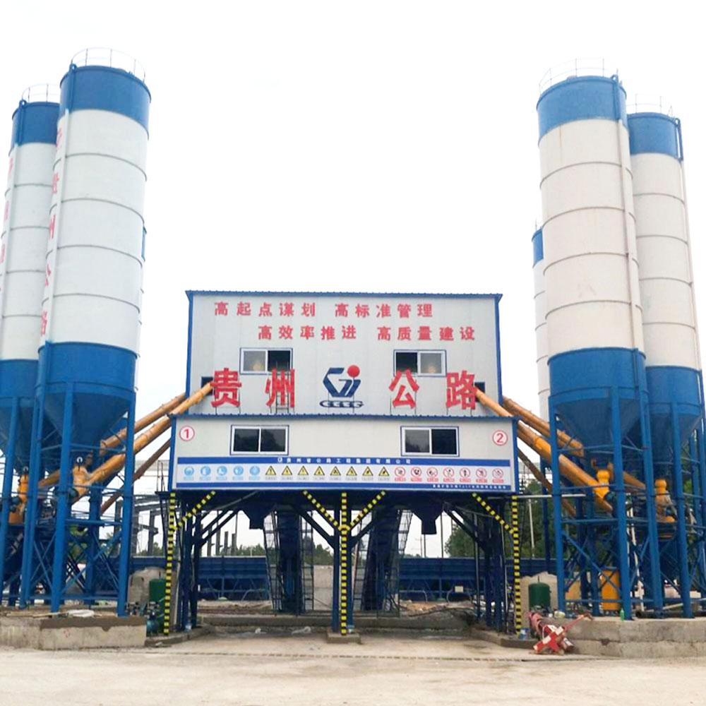 HZS120 modular factory direct concrete batching plant