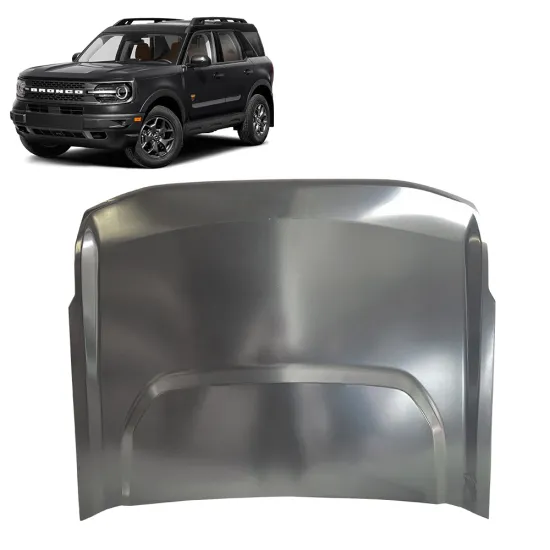 Aluminum Engine Hood Cover Bonnet for Ford Bronco 2021