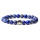 Perles de pierre Bracelets de patte de chien pour femmes hommes mignons animaux animaux chat animal de compagnie empreinte élastique élastique strettone