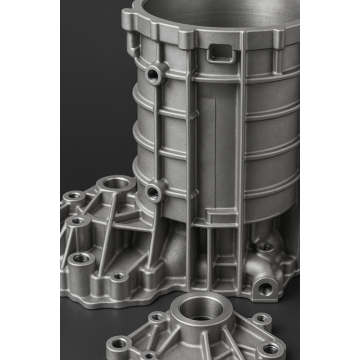 Гравитационное литье под давлением, прецизионная обработка на станке с ЧПУ, корпус мотоцикла