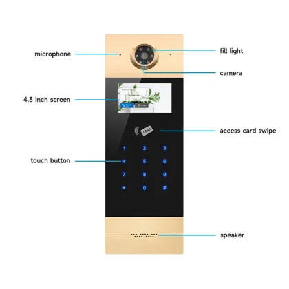 ip video phone doorbell wifi screen video doorbell