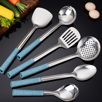 Guangdong Stainless Steel Kitchen Utensil Set: Skimmers, Spatulas, and Spoons